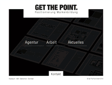 Tablet Screenshot of getthepoint.de